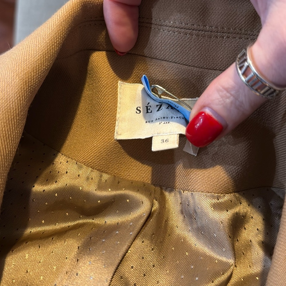 Sezane Christie Jacket, Camel, US 4/FR 36